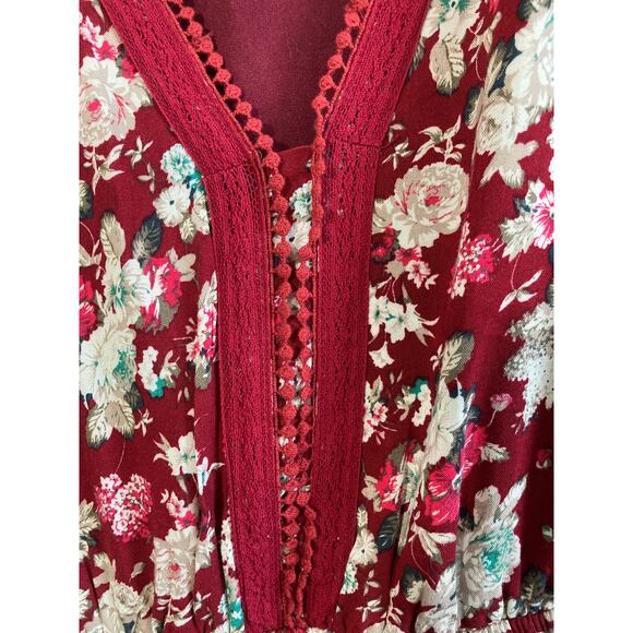 Loveriche Bohemian Small Dainty Floral Maxi Dress - Picture 6 of 9